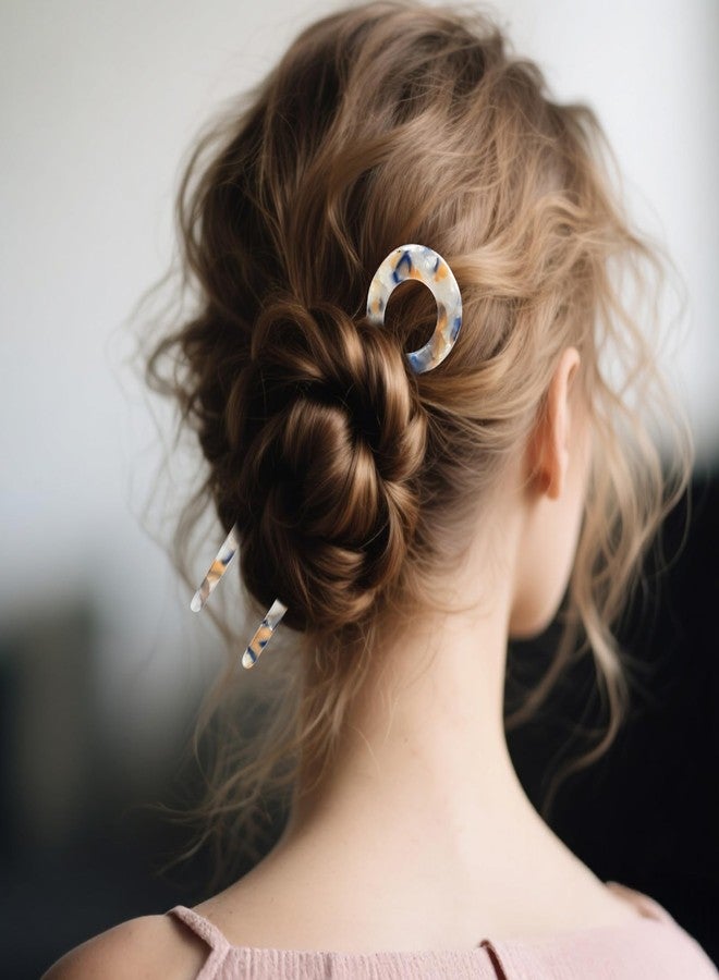 Taefuwr Lialys Hair Pin, Prestige Hair Pin,New Hair Accessories, Elegant Hair Clips for Women, Acetate Hair Clips for Thick, Suitable for All Hair Types Hair Forks (3pcs) - Image 5